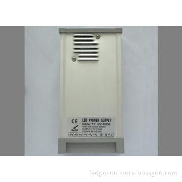 Rainproof IP54 400W AC TO DC LED Driver Constant Voltage 12